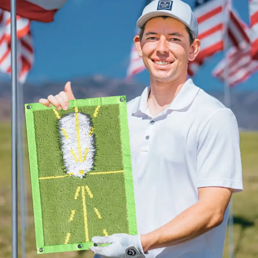 Tapis d'Entraînement de Golf d'Intérieur - Surprenez Vos Partenaires avec un Swing Parfait lors de la Prochaine Partie