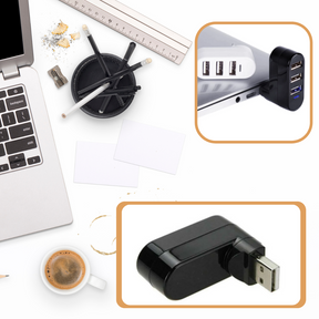 Adaptateur Multi port USB rotatif