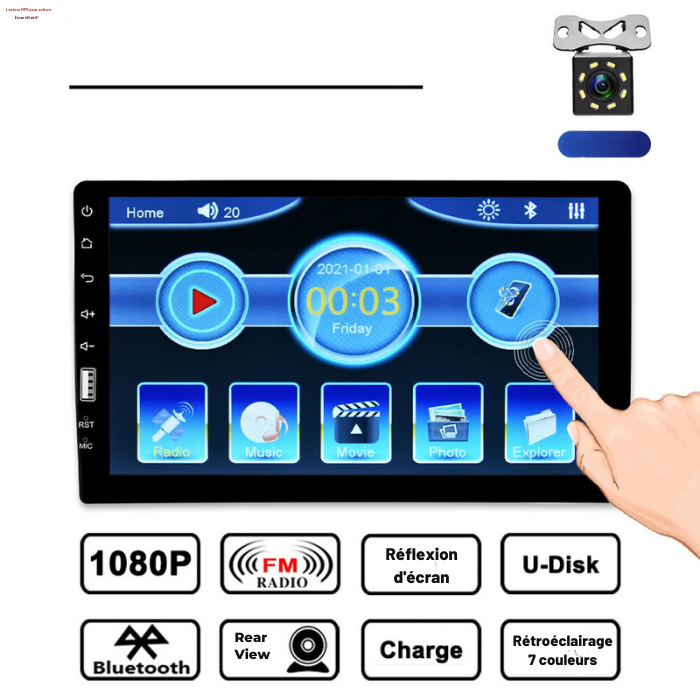 Lecteur Multimédia pour Autoradio