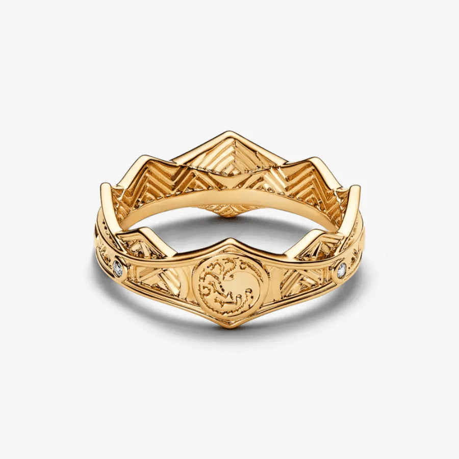 Bague Incrustée Plaquée Or et Argent House Of Dragon - SUPER PROMOTION 50% DE RÉDUCTION + LIVRAISON GRATUITE | Dernières unités