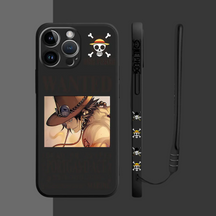 Coque iPhone One Piece Luffy Recherché - Étui de Haute Protection avec Cordon Offert