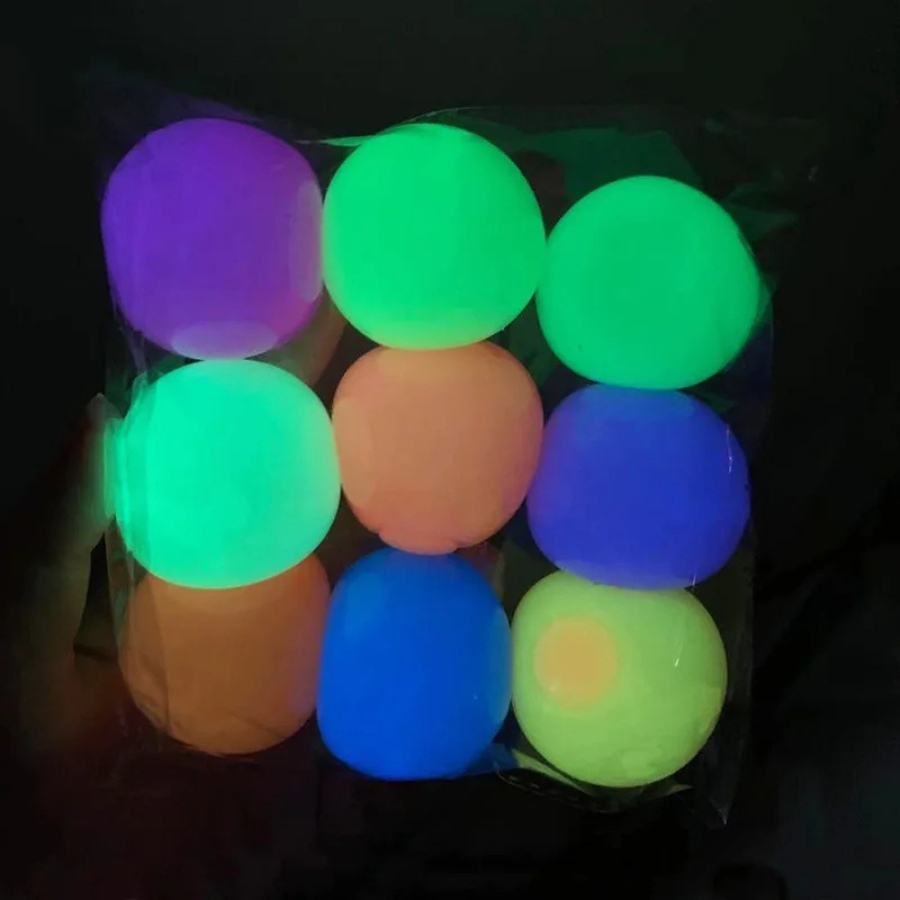 Boulettes Lumineuses Collantes - Antistress et Amusantes