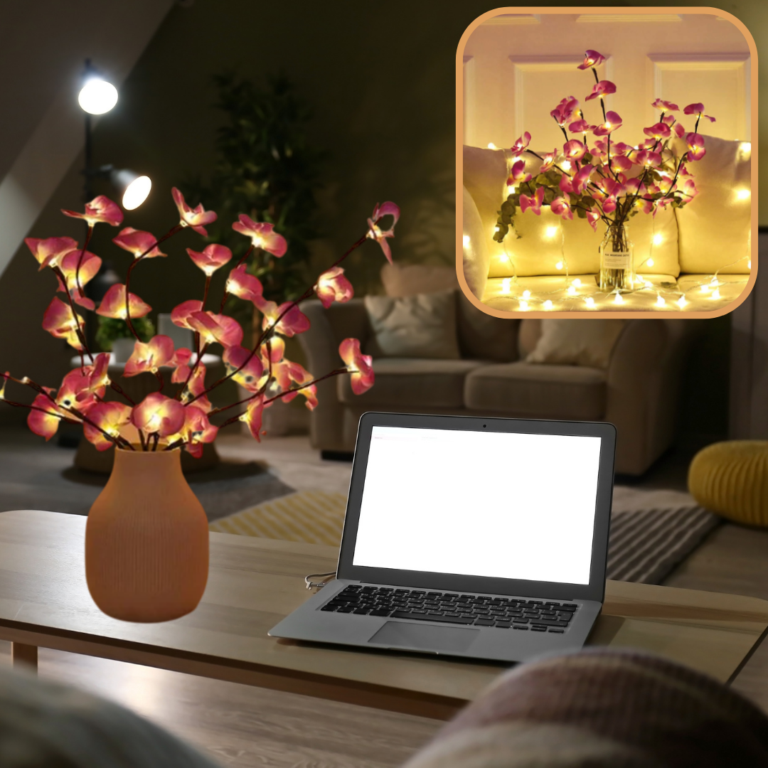 LED orchidée lumineuse