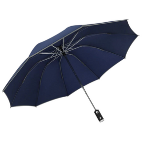 Parapluie inversé LED à bandes réfléchissantes