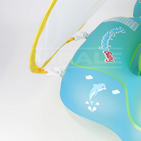 Bouée Enfant Mer et Piscine avec Protection Solaire SUMMER TIME - Divertissement avec Sécurité Garantie