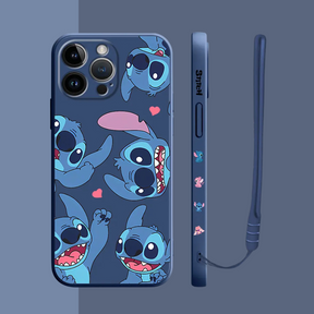 Coque iPhone Stitch Lovers - Étui de Haute Protection avec Cordon Offert