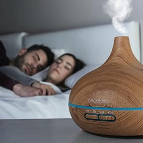 Diffuseur d'Huiles Essentielles - Humidificateur Ultrasonique Diffuseur Aromathérapie Maison