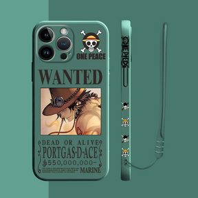 Coque iPhone One Piece Luffy Recherché - Étui de Haute Protection avec Cordon Offert