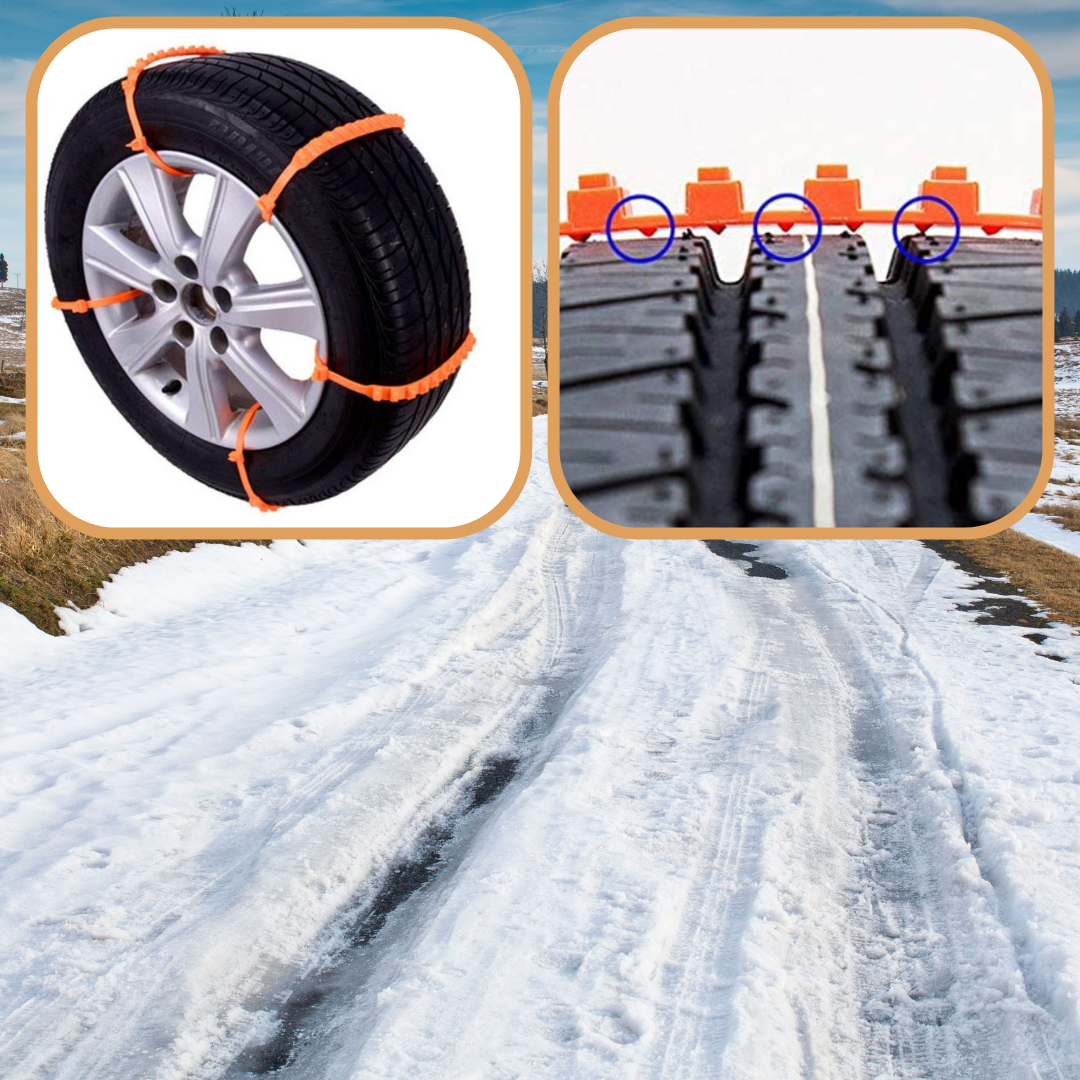 Chaines de neige pour voiture (pack de 10)