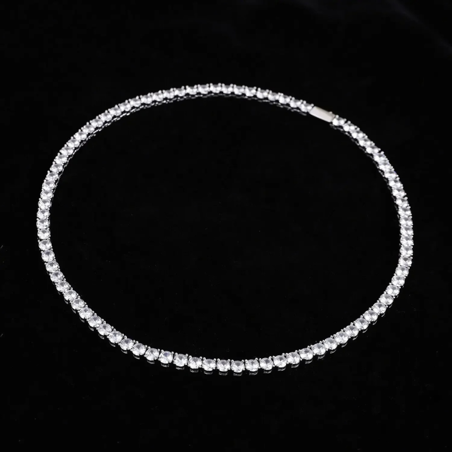 Collier Incrusté de Zirconium