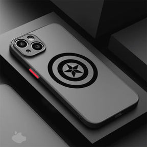 Coque iPhone Logo Translucide des Super-Héros Marvel - Étui de Haute Protection et Résistance