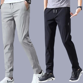 Pantalon Ultra Tech Slim Fit |Tissu extensible et respirant pour un confort total en toute occasion [Aujourd'hui seulement, achetez-en 1 et obtenez-en 2]