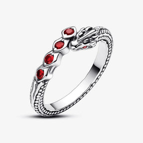 Bague Incrustée Plaquée Or et Argent House Of Dragon - SUPER PROMOTION 50% DE RÉDUCTION + LIVRAISON GRATUITE | Dernières unités