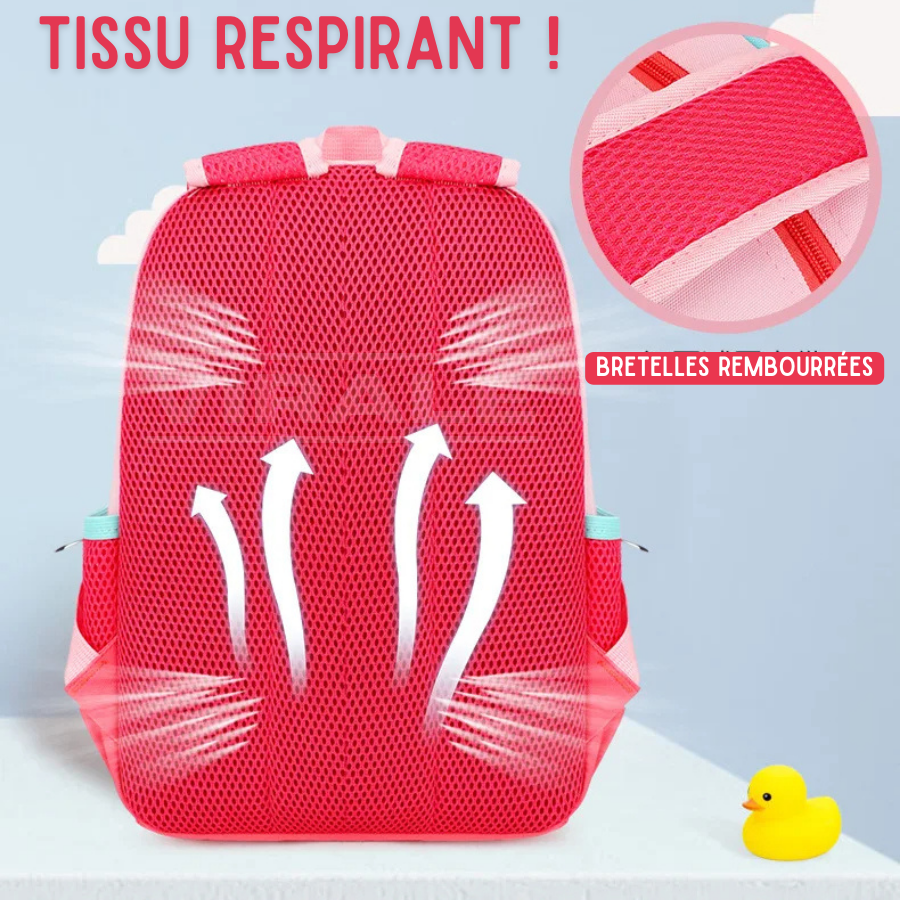 Sac à dos enfant avec double poche avant - Tout ce dont vous avez besoin tient dans un sac léger