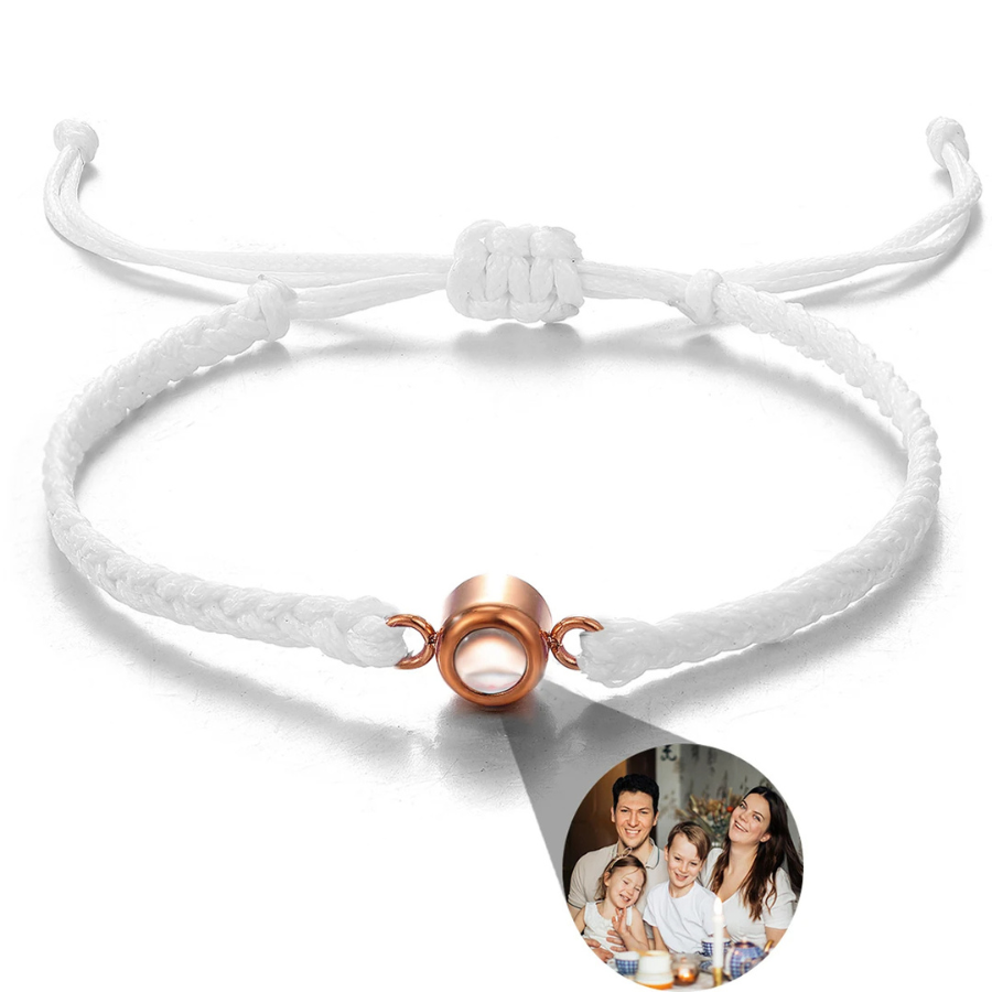 Bracelet Personnalisé avec Photo d'un Être Cher