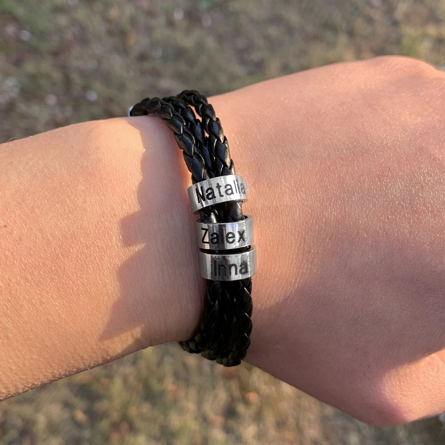 Bracelet avec Noms Personnalisés