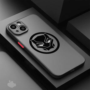 Coque iPhone Logo Translucide des Super-Héros Marvel - Étui de Haute Protection et Résistance