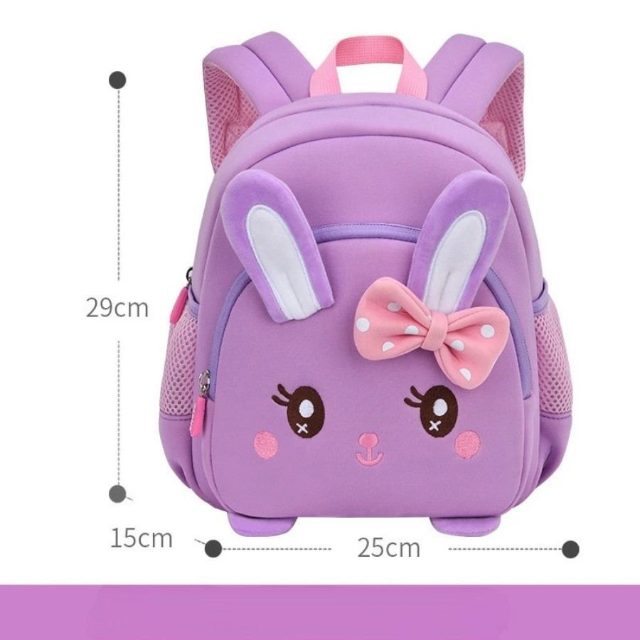 Sac à Dos Enfant Lapin - Confort et Douceur pour la Rentrée Scolaire