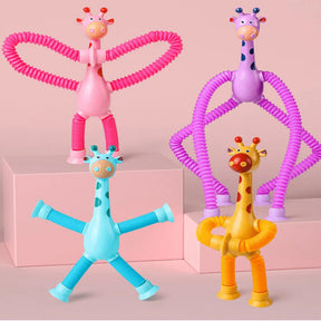 Girafes Créatives Étire et Colle avec Lumière LED - Divertissement Garanti pour les Enfants