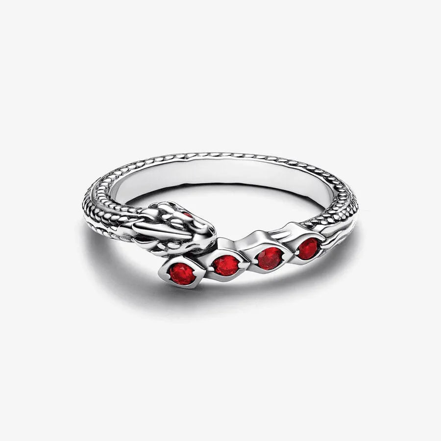 Bague Incrustée Plaquée Or et Argent House Of Dragon - SUPER PROMOTION 50% DE RÉDUCTION + LIVRAISON GRATUITE | Dernières unités