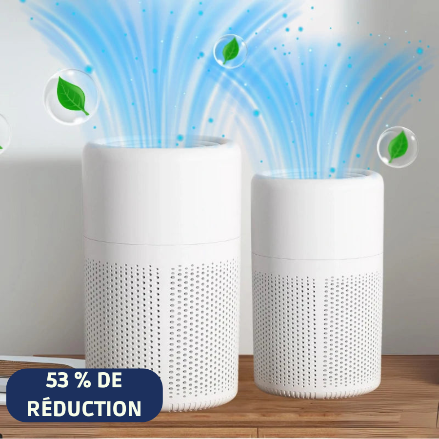 Purificateur d'air AirClean KSA4 - Avec filtre HEPA et fonction ioniseur