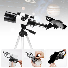 Télescope Astronomique Polyvalent - Oculaires Multiples & Accessoires Complets