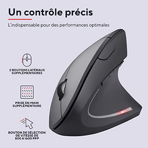 Souris Ergonomique Verticale Sans Fil - Compatible Tout PC