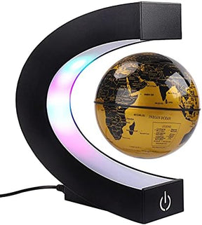 Globe Flottant Magnétique LED : Explorez le Monde avec Élégance et Mystère !