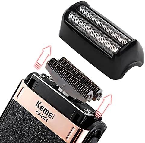 Rasoir Électrique Homme Shaver - Double Lames Sans Fil à Grille