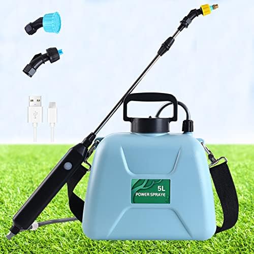 Pulvérisateur Électrique à Mains de Jardin - Protection des Plantes, Désherbage, Lavage 5L