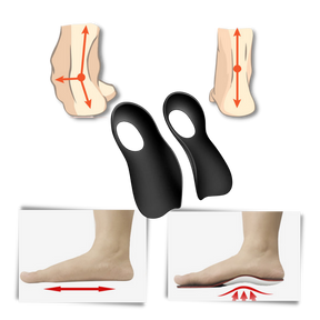 Semelles orthopédiques pour pieds plats