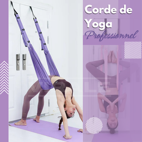 Corde de Yoga Professionnelle pour Soulagement des Douleurs Dorsales et Étirement ZenFLEX - DERNIER JOUR À -50%