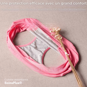 Protège-slip absorbant SoinsPlus® - Vous plus tranquille et confortable toute la journée ! | [Dernier jour de l'offre : 5 pour le prix de 4 + Livraison gratuite]