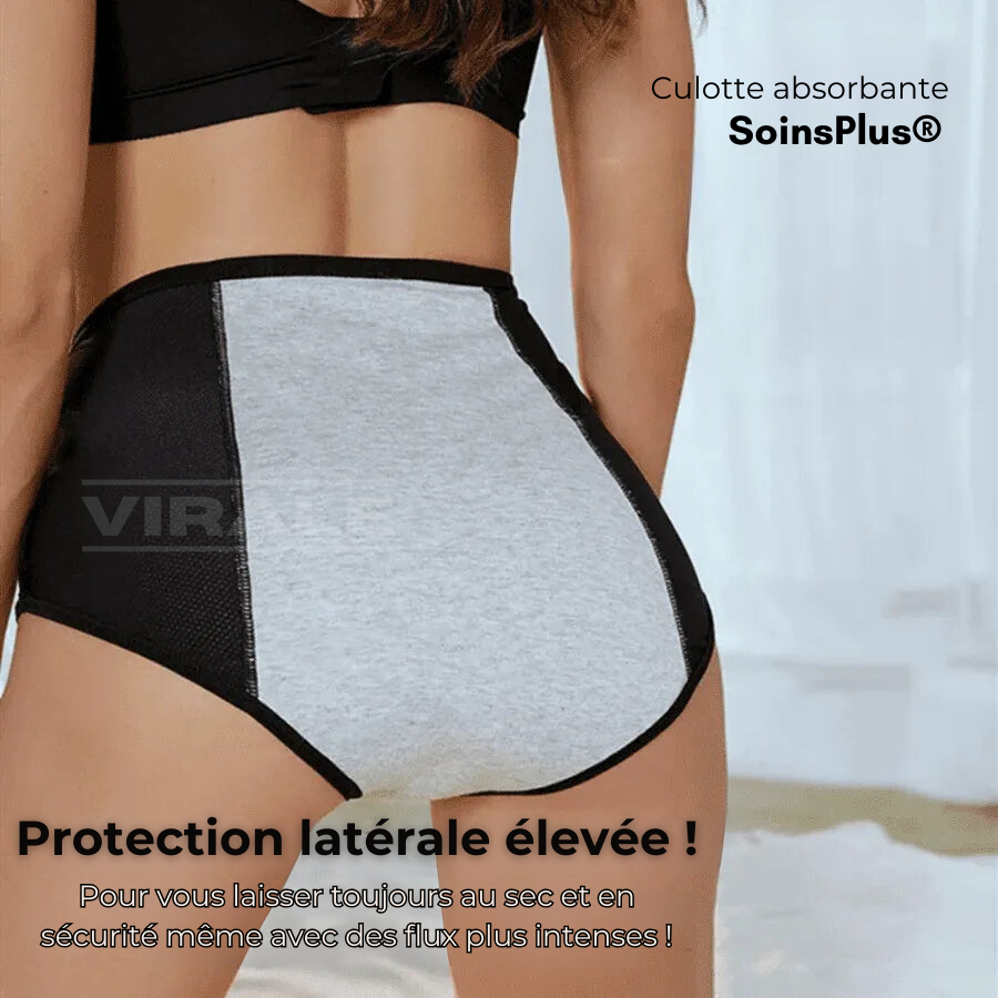 Protège-slip absorbant SoinsPlus® - Vous plus tranquille et confortable toute la journée ! | [Dernier jour de l'offre : 5 pour le prix de 4 + Livraison gratuite]