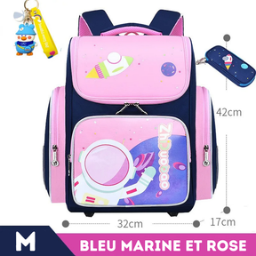 Sac à Dos Enfant Premium Imperméable Unisexe - Aventure Spatiale à l'École + Cadeau