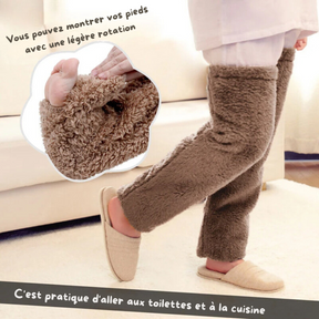 Chaussettes Douillettes Doublées en Polaire - Couvre la Jambe