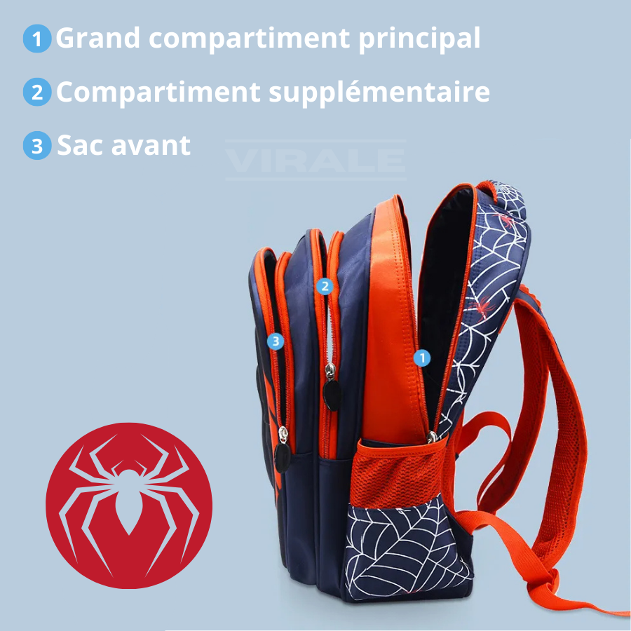 Sac à Dos Premium Spider-Man - Grande Capacité Pour Un Véritable Petit Héros