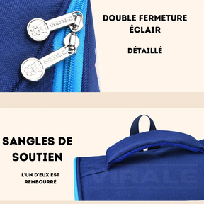 Sac à Dos Enfant Premium Imperméable Unisexe - Aventure Spatiale à l'École + Cadeau