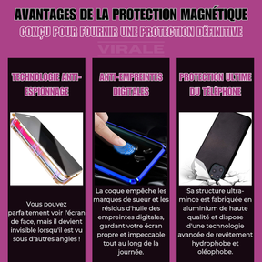 Housse de protection magnétique pour iPhone