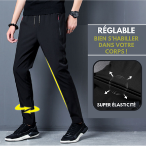 Pantalon Ultra Tech Slim Fit |Tissu extensible et respirant pour un confort total en toute occasion [Aujourd'hui seulement, achetez-en 1 et obtenez-en 2]