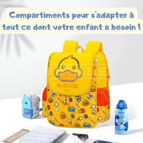 Sac à dos Enfant Canard Jaune - Motif Amusant et Créatif