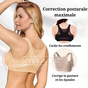 Soutien-Gorge de Maintien Ajustable avec Correcteur Postural UperBreast | Corrige la Posture et Soulage les Douleurs au Dos [ACHETEZ 1, OBTENEZ 2 - DERNIÈRES UNITÉS]