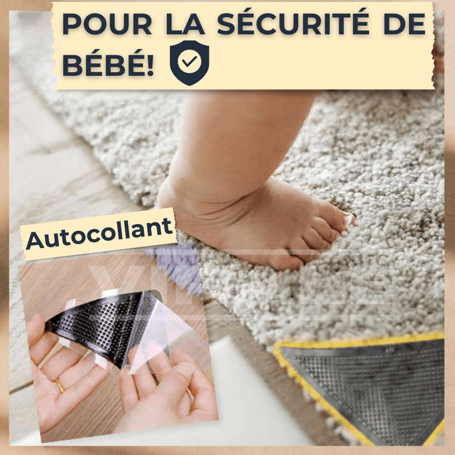 Kit Antidérapant Pour Tapis | Évitez les Accidents Domestiques