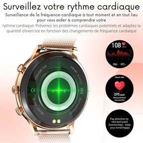 Plus haut Smartwatch où la pure élégance rencontre la multifonctionnalité