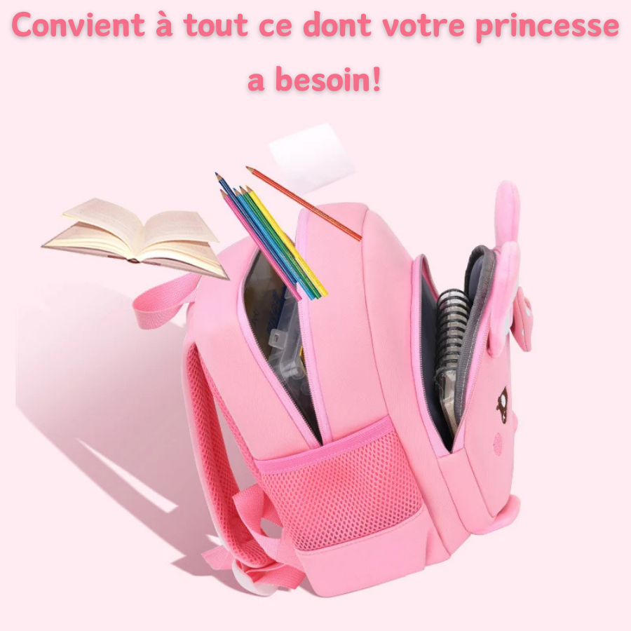 Sac à Dos Enfant Lapin - Confort et Douceur pour la Rentrée Scolaire