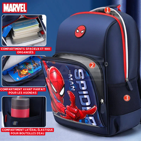 Sac à Dos Enfant Premium Spider-Man - Avec de Grandes Devoirs Viennent de Grandes Responsabilités !