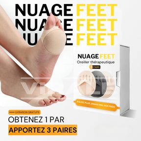 Nuage Feet - Coussin Thérapeutique pour les Pieds - Talons Hauts et Chaussures Confortables Comme Jamais - DERNIER JOUR DE PROMOTION [PAYEZ 1 PAIRE, OBTENEZ-EN 3]