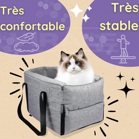 Siège de Sécurité pour Chats et Petits Chiens SafePaws Original | Votre Animal de Compagnie Plus Confortable et Tranquille avec Beaucoup de Sécurité [Dernières Unitès à -50%]