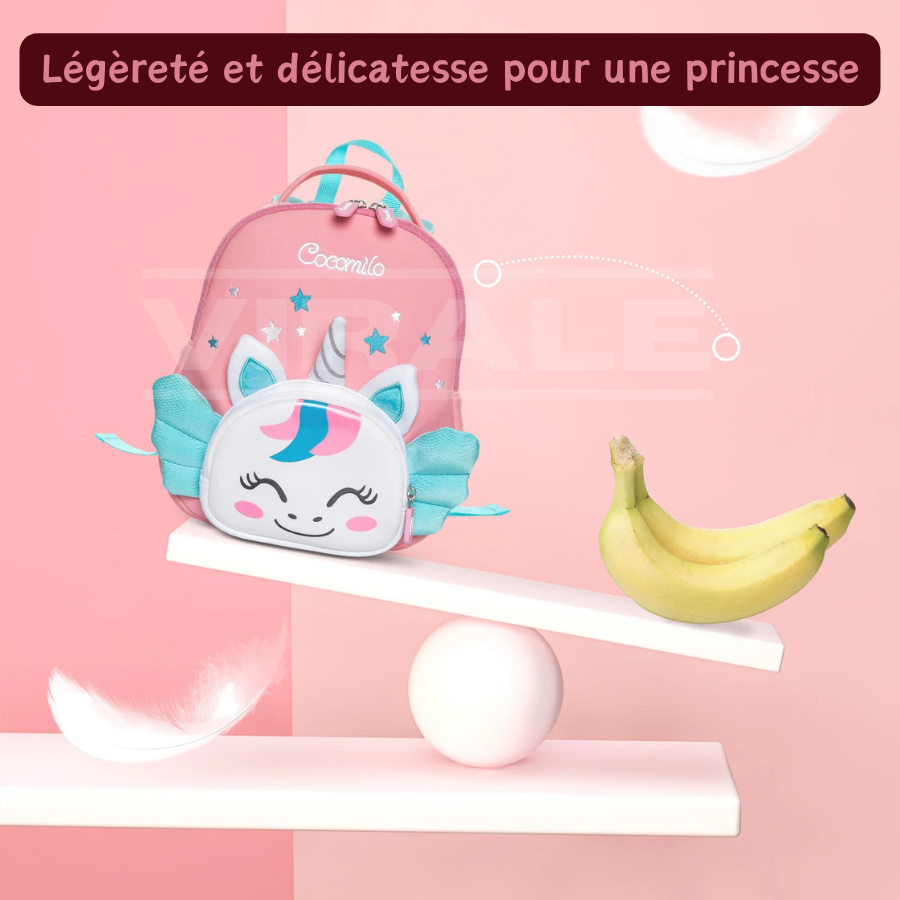 Sac à Dos Enfant Princesse Licorne - Pour Briller dans le Royaume Scolaire