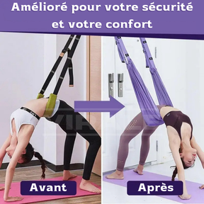 Corde de Yoga Professionnelle pour Soulagement des Douleurs Dorsales et Étirement ZenFLEX - DERNIER JOUR À -50%